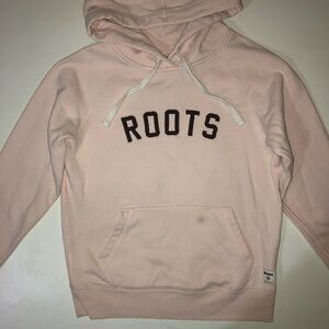 Roots Pullover Hoodie Women’s Size XS Light Pink Color
